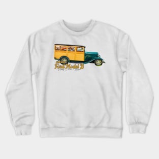 1932 Ford Model B Woody Station Wagon Crewneck Sweatshirt